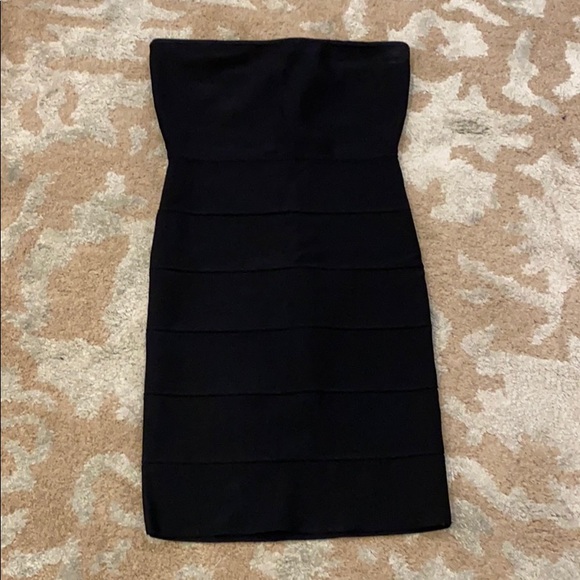 BCBG little black strapless dress - Picture 3 of 6